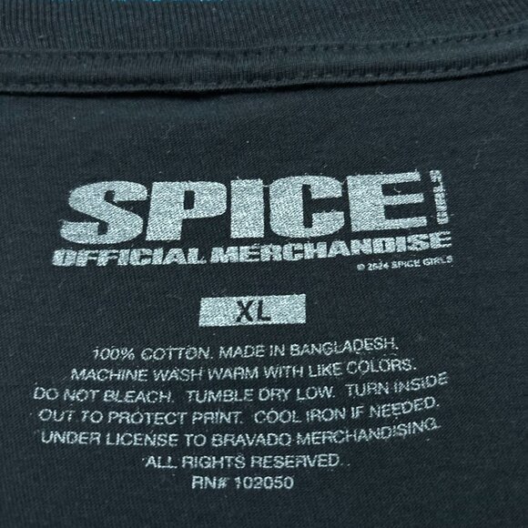 Spice Girls One Hour of Girl Power Cover Pop Group Tee XL - Picture 4 of 4